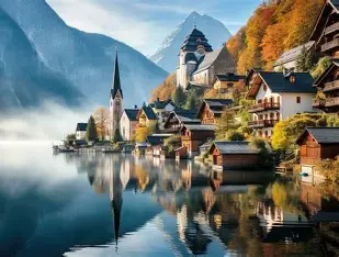 Alpská krása: Hallstatt a Salzburg s vyzdvihnutím v hoteli